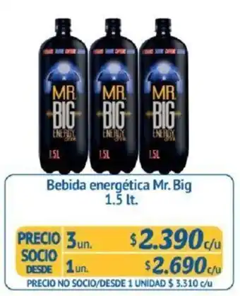 Alvi Bebida Energética Mr. Big 3 x 1.5L oferta