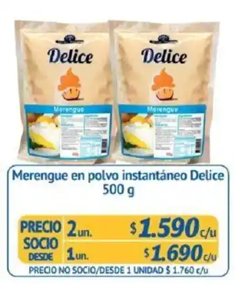 Alvi Merengue en Polvo Instantáneo Delice 2 x 500g oferta