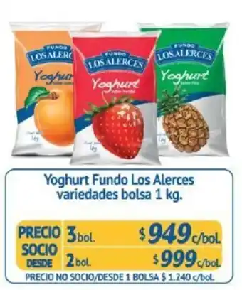 Alvi Yoghurt Fundo Los Alerces 3 x 1kg oferta