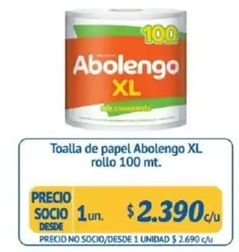 Alvi Toalla de Papel Abolengo XL 100mt oferta