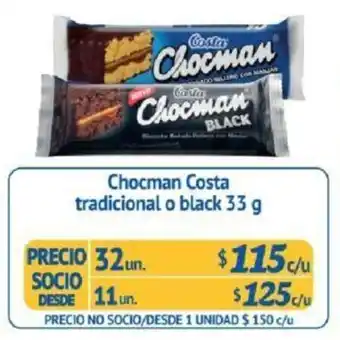 Alvi Chocman Costa Tradicional o black 32 x 33g oferta