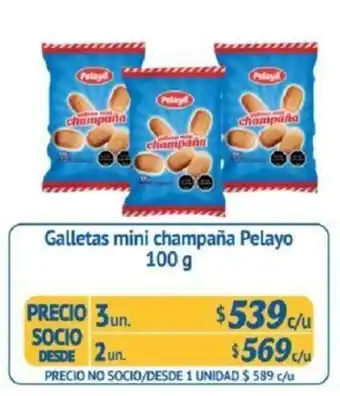Alvi Galletas Mini Champaña Pelayo 3 x 100g oferta