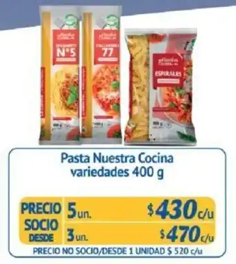 Alvi Pasta Nuestra Cocina 5 x 400g oferta