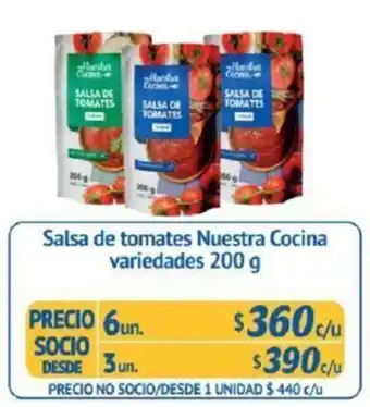 Alvi Salsa de Tomates Nuestra Cocina 6 x 200g oferta