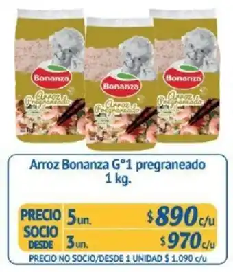 Alvi Arroz Bonanza G°1 Pregraneado 5 x 1kg oferta