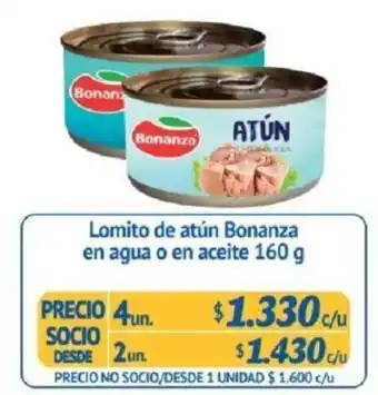 Alvi Lomito de Atún Bonanza en Agua o en Aceite 4 x 160g oferta