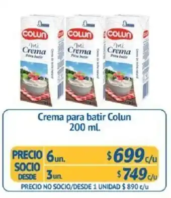 Alvi Crema para Batir Colun 6 x 200ml oferta