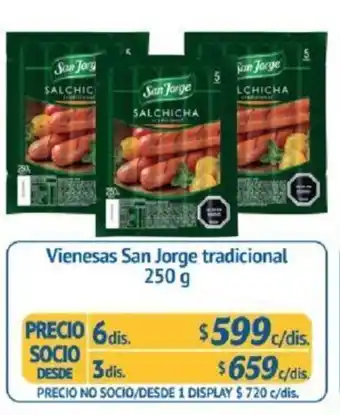 Alvi Vienesas San Jorge Tradicional 6 x 250g oferta