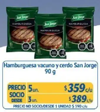 Alvi Hamburguesa Vacuno y Cerdo San Jorge 5 x 90g oferta