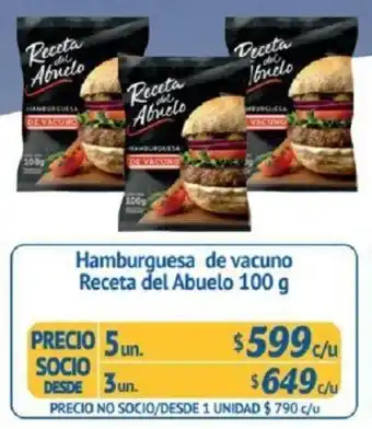 Alvi Hamburguesa de Vacuno Receta del Abuelo 5 x 100g oferta