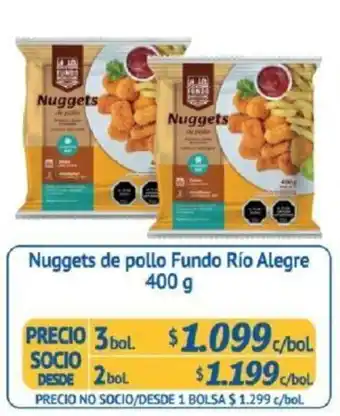 Alvi Nuggets de Pollo Fundo Rio Alegre 3 x 400g oferta