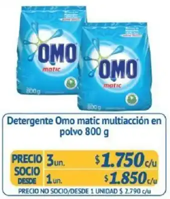 Alvi Detergente Omo Matic Multiacción en Polvo 3 x 800g oferta