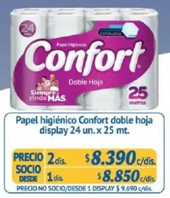 Alvi Papel Higiénico Confort Doble Hoja 2 x 24 x 25mt oferta