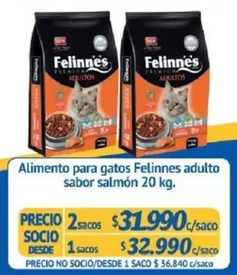 Alvi Alimento para Gatos Adulto Felinnes 2 x 20kg oferta