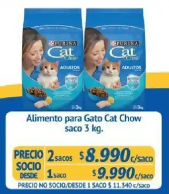 Alvi Alimento para Gato Adultos Cat Chow 2 x 3kg oferta