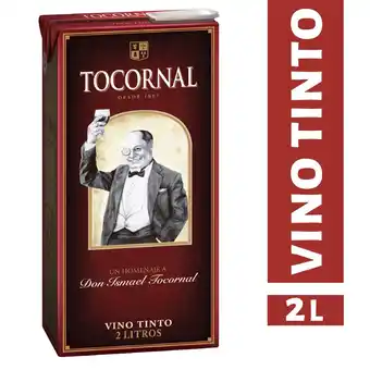 Unimarc Vino tinto Tocornal caja 2 L. oferta