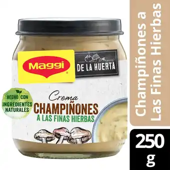 Unimarc Crema lista Maggi de la Huerta champiñones a las finas hierbas frasco 250 g oferta