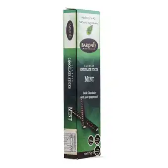 Unimarc Chocolate Baronie menta stick 75 g oferta