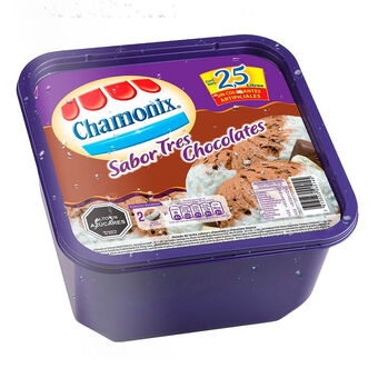 Unimarc Helado Chamonix chocolate tres leches y manjar 2.5 L oferta