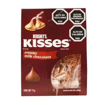 Unimarc Chocolate Hershey´s kisses leche estuche 72 g oferta