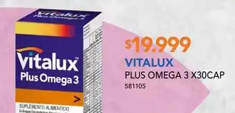 Salcobrand 'vitalux plus omega 3 x30cap oferta
