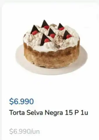 Super Bodega a Cuenta Torta Selva Negra 15 P 1u oferta