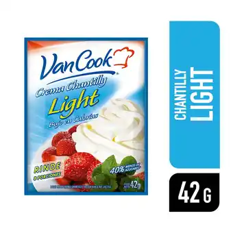 Unimarc Crema chantilly Van Cook light 42 g oferta
