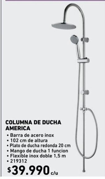 Construmart Columna de Ducha America oferta