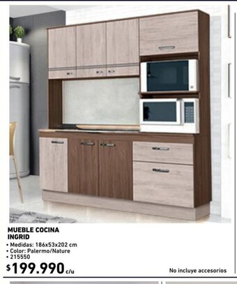 Construmart Mueble Cocina Ingrid oferta