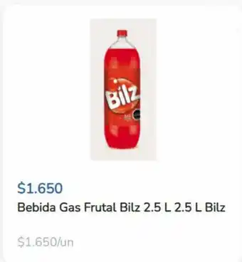 Bebida Gas Frutal Bilz 2.5L 2.5L Bilz