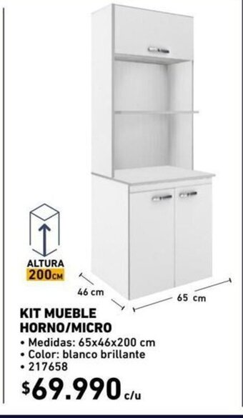 Construmart Kit Mueble Horno / Micro oferta