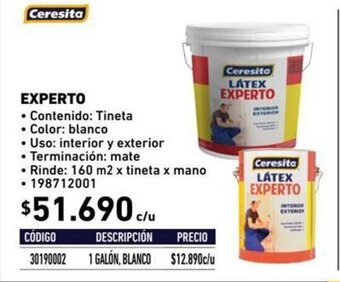 Construmart Ceresita Experto oferta