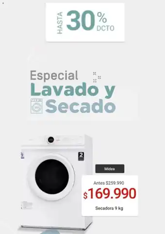Easy Midea Secadora 9 kg oferta