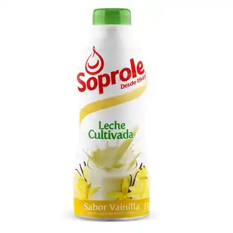Unimarc Leche cultivada Soprole sabor vainilla 1 L oferta