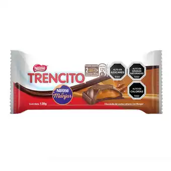 Unimarc Chocolate Trencito relleno manjar 128 g oferta