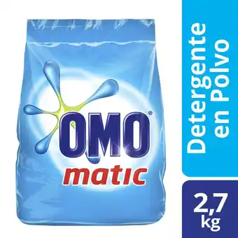 Unimarc Detergente en polvo Omo matic multiacción 2.7 Kg oferta