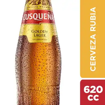 Unimarc Cerveza Cusqueña botella desechable 620 cc. oferta