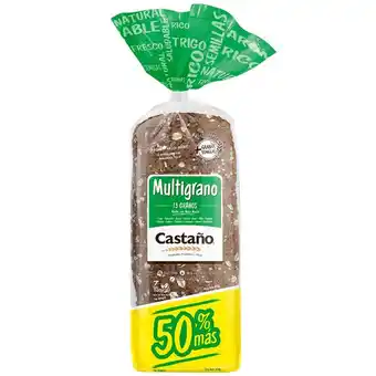 Unimarc Pan molde Castaño multigrano jirafa 600 g oferta