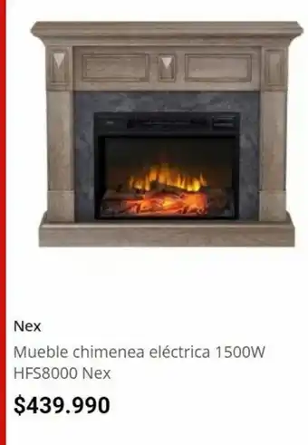 Easy Nex Mueble Chimenea Electrica 1500W HFS8000 Nex oferta