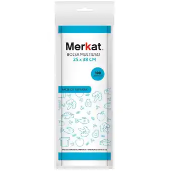 Unimarc Bolsa Multiuso 25X38Cm Merkat 100 Un oferta