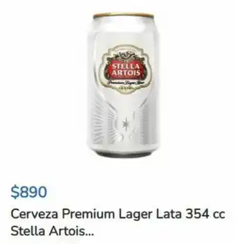 Cerveza Premium Lager Lata Stella Artois 354cc