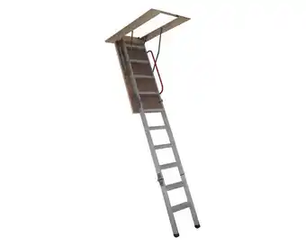 Easy Escalera entretecho 2,8 m aluminio deluxe baldara oferta