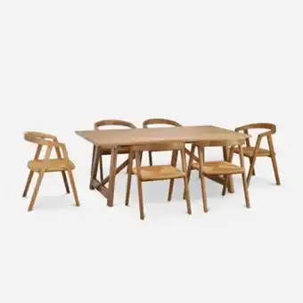 CIC Comedor 6 sillas oak ceniza oferta