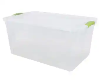 Easy Caja organizadora 61 litros wenbox transparente wenco oferta