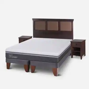 CIC Cama europea king ortopedic advance + set torino choc oferta