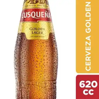 Cerveza cusqueña lager botella 620 cc