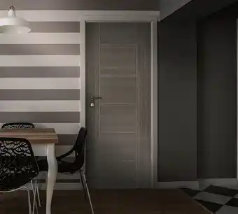 Easy Puerta interior amparo silver hdf 70x200 cm masonite oferta