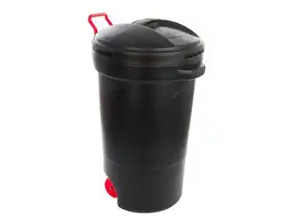 Easy Basurero industrial 125 litros con ruedas negro wenco oferta