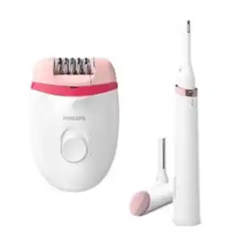 Abcdin Pack depiladora philips bre255/00 + recortador hp6389/00 oferta