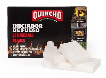 Iniciador de fuego blanco 32 unidades quincho